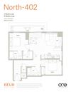 North - 402 Floor Plan North - 402 Floor Plan at BLVD Beltline, Calgary